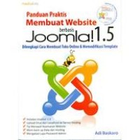 Image of PANDUAN PRAKTIS MEMBUAT WEBSITE BERBASIS JOOMLA 1.5