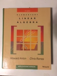 Image of ELEMENTARY LINEAR ALGEBRA. ed.11