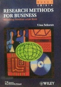 Image of RESEARCH METHODS FOR BUSINESS= Metodologi Penelitian untuk Bisnis ed.4 buk.1