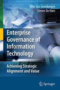 Image of ENTERPRISE GOVERNANCE OF INFORMATION TECHNOLOGY