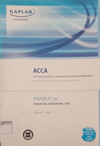 Image of ACCA F7: Financial Reporting Textbokk