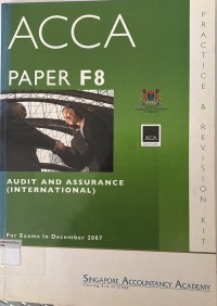 Image of ACCA PAPER F8: AUDIT AND ASSURANCE (INTERNASIONAL)