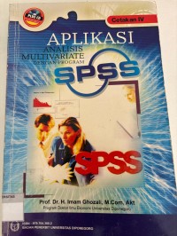 Image of APLIKASI ANALISIS MULTIVARIATE DENGAN PROGRAM SPSS