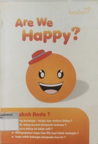 Image of ARE WE HAPPY?