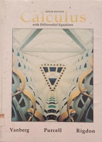 Image of Calculus: with differential equations ed.9