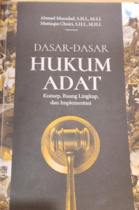 Image of DASAR-DASAR HUKUM ADAT