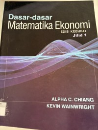 Image of DASAR-DASAR MATEMATIKA EKONOMI: Jilid 2
