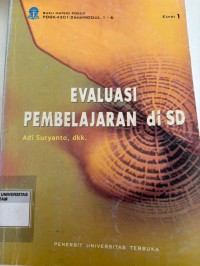 Image of EVALUASI PEMBELAJARAN DI SD .ed 1