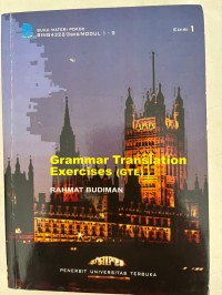 Image of GRAMMAR TRANSLATION EXERCISE (GTE)