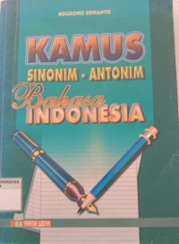 Image of Kamus sinonim-antonim bahasa Indonesia