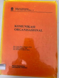 Image of KOMUNIKASI ORGANISASIONAL
