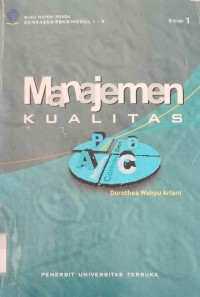Image of MANAJEMEN KUALITAS