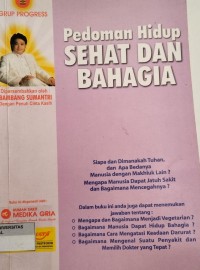 Image of PEDOMAN HIDUP SEHAT DAN BAHAGIA