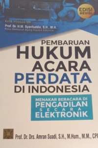 Image of PEMBARUAN HUKUM ACARA PERDATA DI INDONESIA