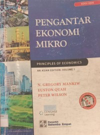 Image of PENGANTAR EKONOMI MIKRO: Vol 1