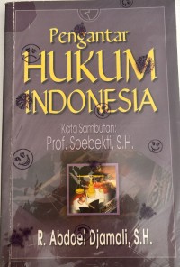 Image of PENGANTAR HUKUM INDONESIA