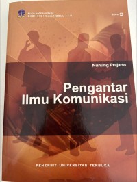Image of Pengantar Ilmu Komunikasi