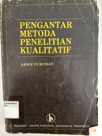 Image of PENGANTAR METODA PENELITIAN KUALITATIF