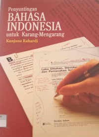Image of PENYUNTINGAN BAHASA INDONESIA UNTUK KARANG-MENGARANG