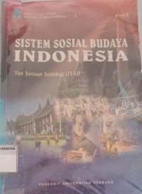 Image of SISTEM SOSIAL BUDAYA INDONESIA
