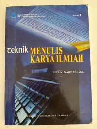 Image of TEKNIK MENULIS KARYA ILMIAH