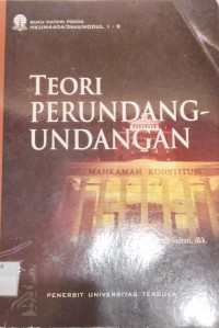 Image of TEORI PERUNDANG-UNDANGAN