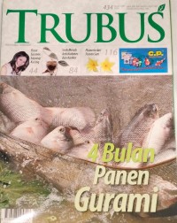 Image of TRUBUS : 4 BULAN PANEN GURAMI