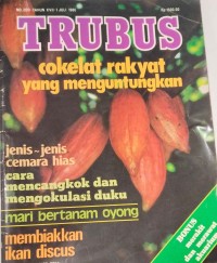 Image of TRUBUS : COKELAT RAKYAT YANG MENGUNTUNGKAN
