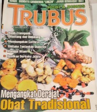 Image of TRUBUS : MENGANGKAT DERAJAT OBAT TRADISIONAL
