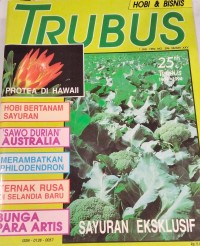 Image of TRUBUS : SAYURAN EKSKLUSIF