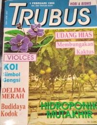 Image of TRUBUS : UDANG HIAS MEMBUNGAKAN KAKTUS