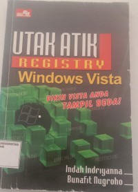 Image of UTAK ATIK REGISTER WINDOWS VISTA